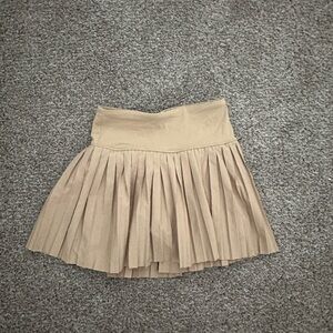 Tan athletic tennis Skirt